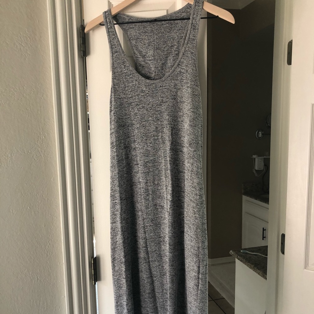 Riller Grey Knit Dress with Built In Bra